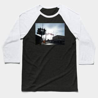 Scottish Photography Series (Vectorized) - The Barras Market #2 Baseball T-Shirt